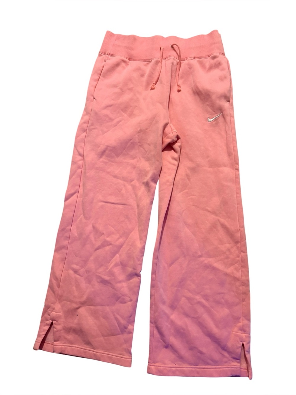 Nike  Pink Sweatpants with Side Slits